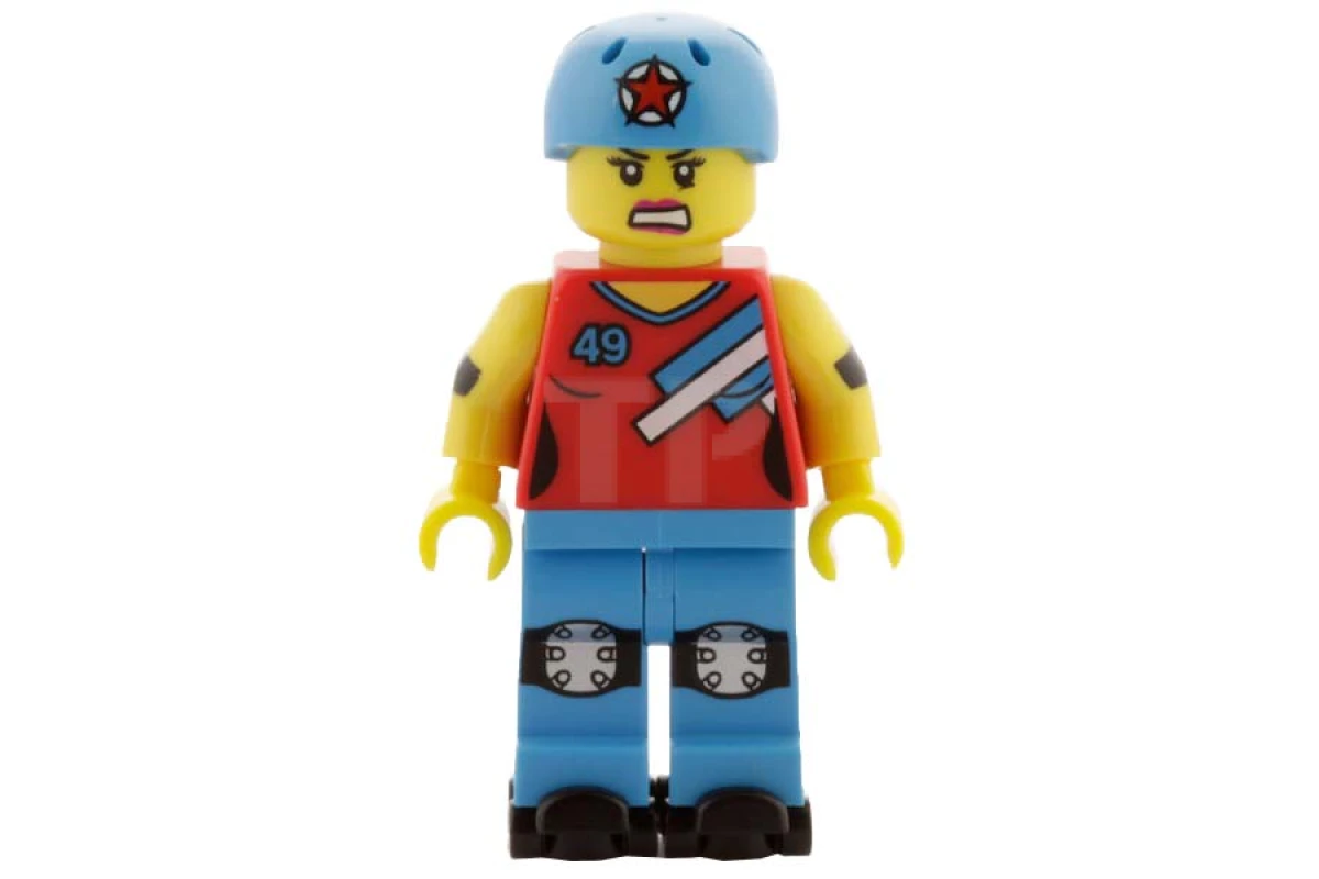 LEGO&reg; col136 Ragazza Roller Derby (senza accessori)