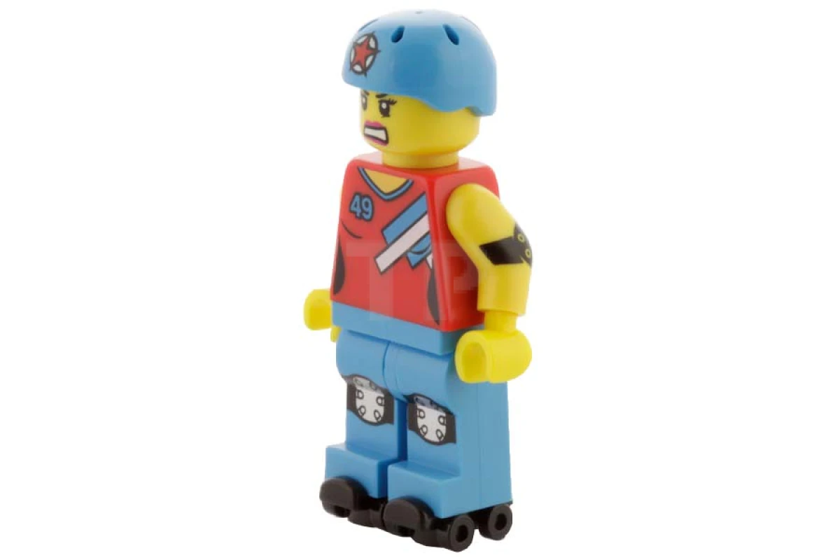 LEGO&reg; col136 Ragazza Roller Derby (senza accessori)