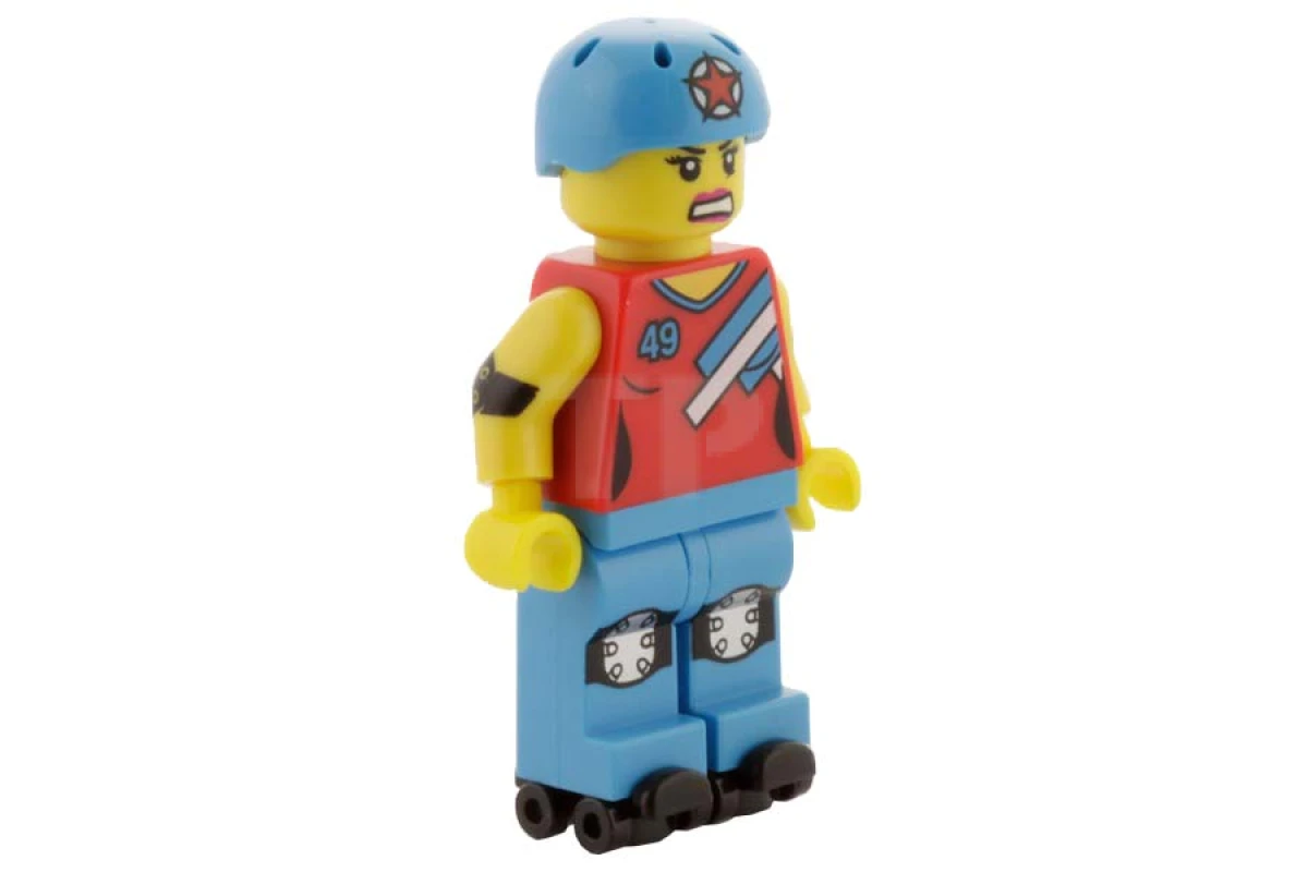 LEGO&reg; col136 Ragazza Roller Derby (senza accessori)