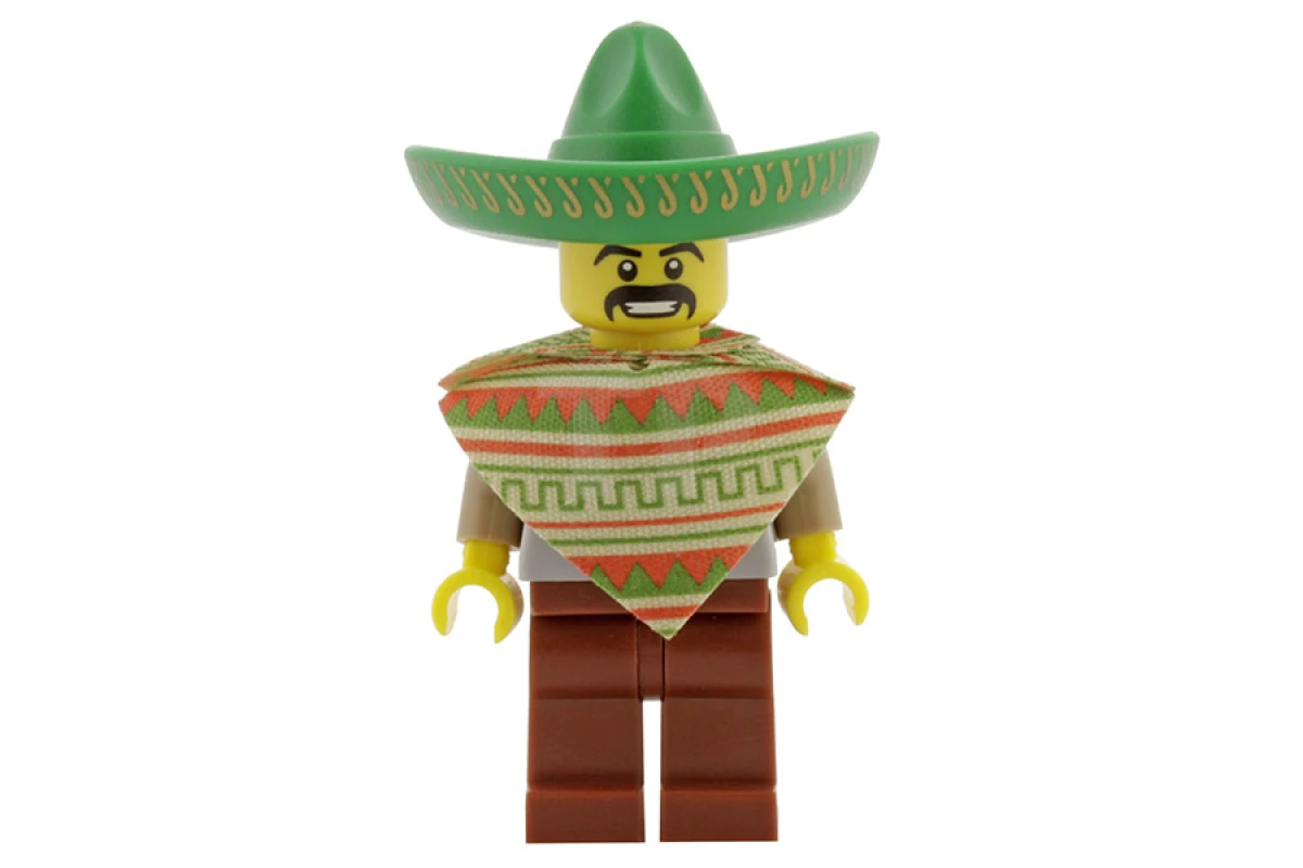 LEGO&reg; col017 Mariachi / Uomo Maraca (senza accessori)