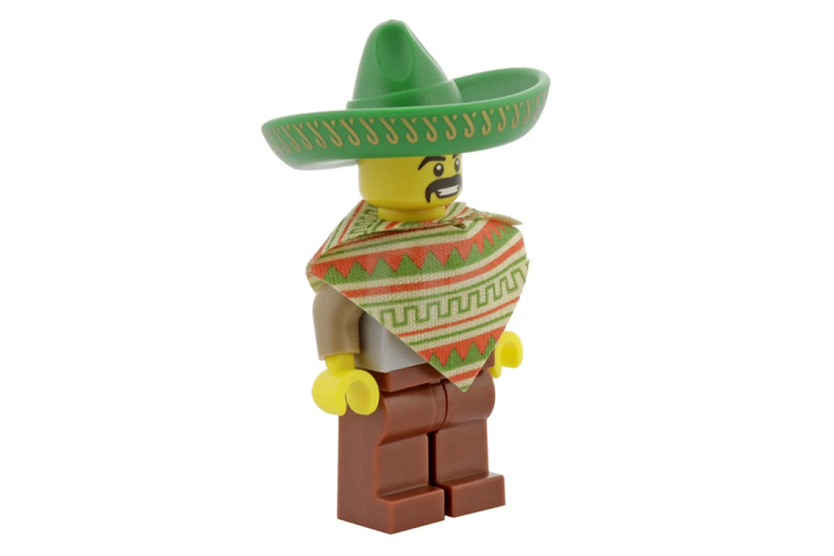 LEGO&reg; col017 Mariachi / Uomo Maraca (senza accessori)