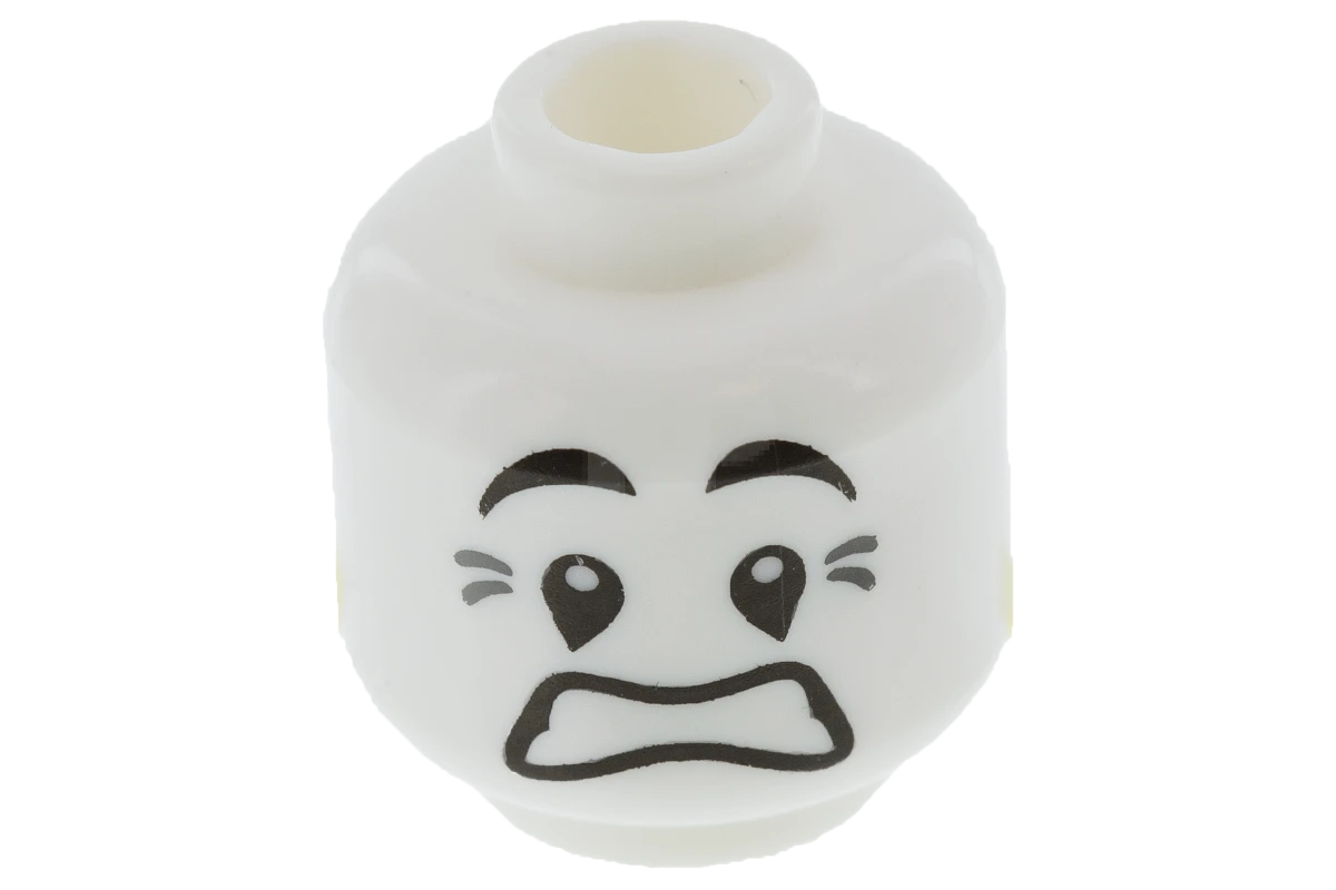 LEGO&reg; 4590623 - 3626bpb0455 - Tête de figurine avec motif de mime