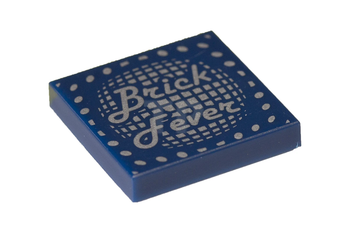 LEGO&reg; 4587905 - 3068pb0341 - Tile 2 x 2 with 'Brick Fever' and Lights Pattern