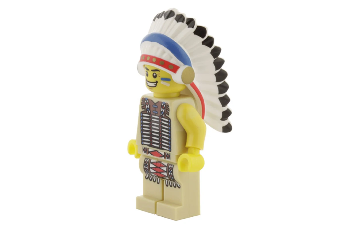 LEGO&reg; col034 Capo tribale (senza accessori)