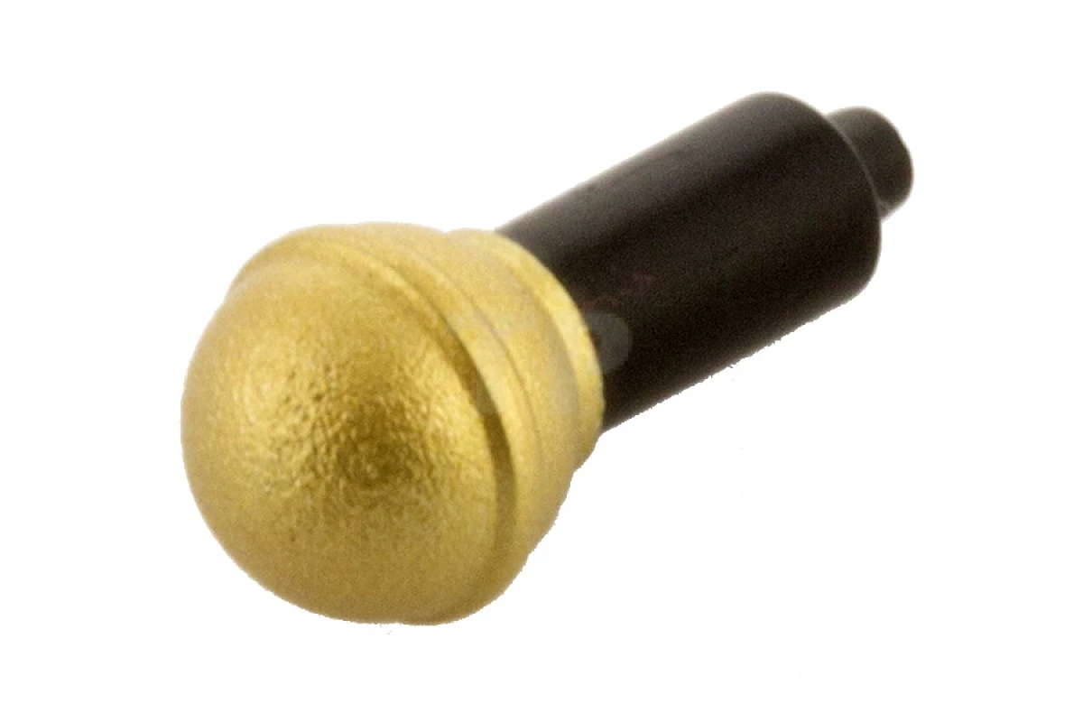 LEGO&reg; 4610204 - 90370pb02 - Minifig, Utensil Microphone with Metallic Gold Top Full Screen Pattern