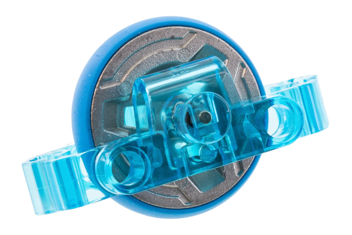 LEGO&reg; 6073455 - 15103c01 - Technic Brick 3 x 6 x 2 with Metal Fly Wheel and Dark Azure Tire, Complete Assembly