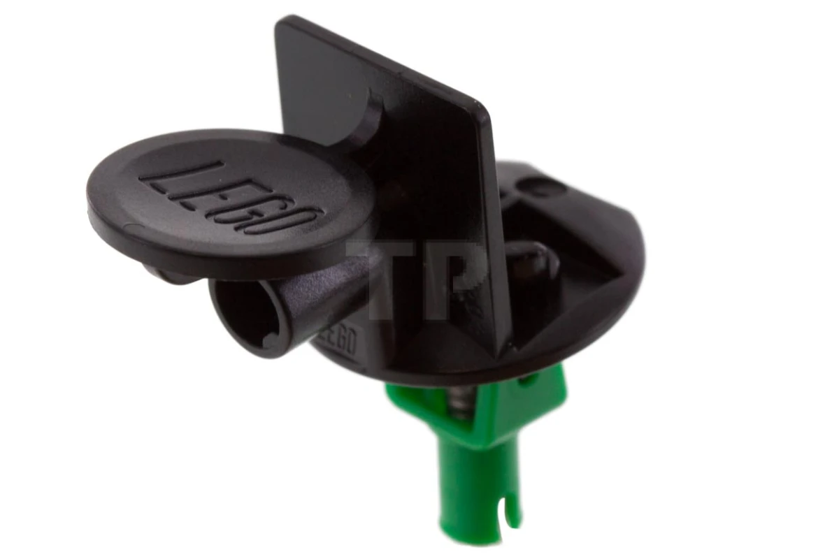 LEGO&reg; 4142816 - 30488c01 - Sports Minifig Stand Soccer with Spring and Green Pin (Complete Assembly)