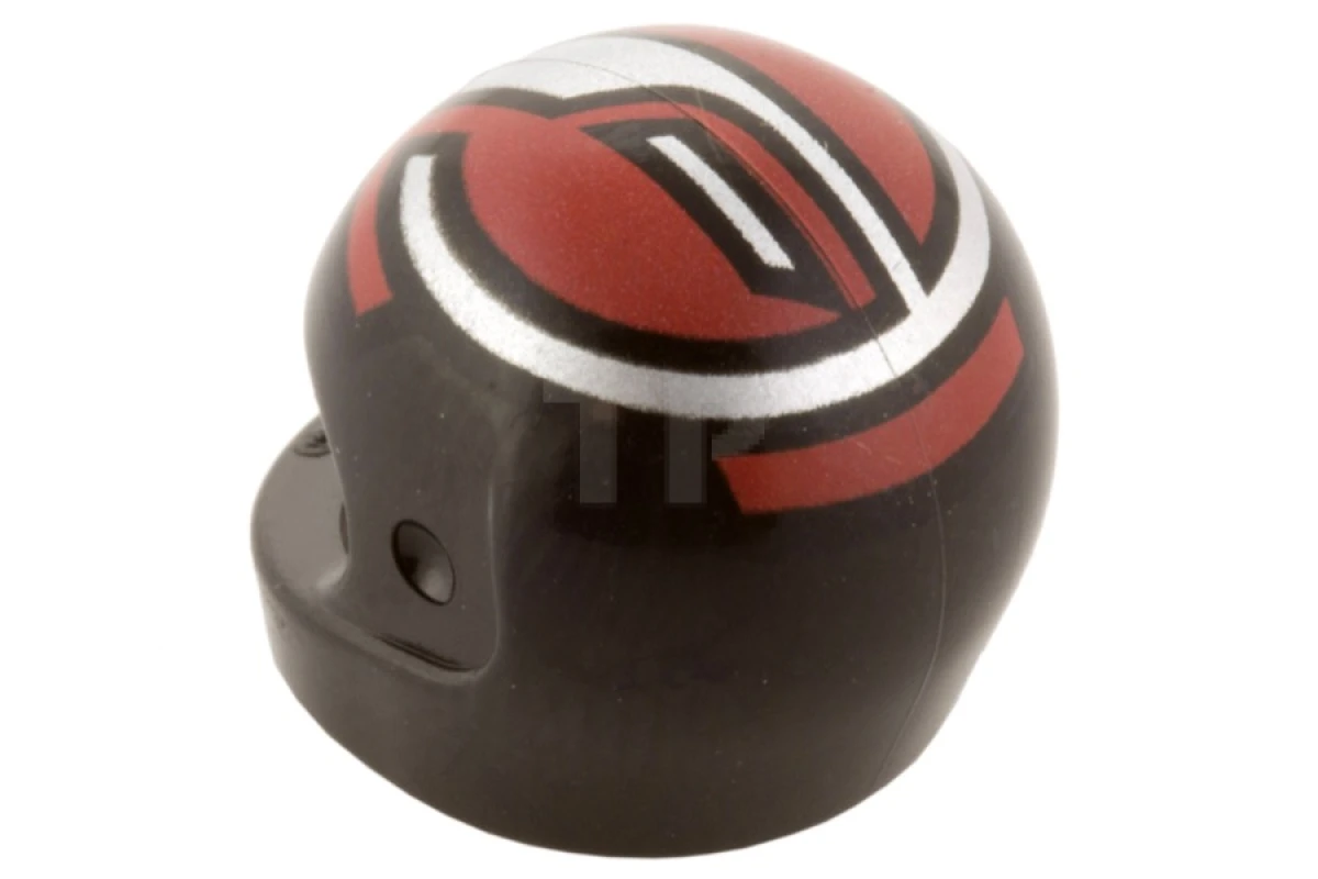 LEGO&reg; 4186107 - 2446pb18 - Minifig, Headgear Full-face Helmet with Strips Pattern