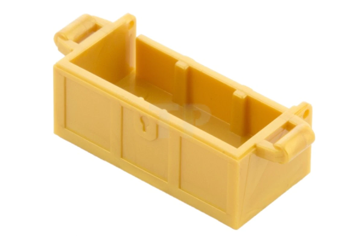 LEGO&reg; 6278470 - 4738a - Container, Treasure Chest Bottom - Slots in Back