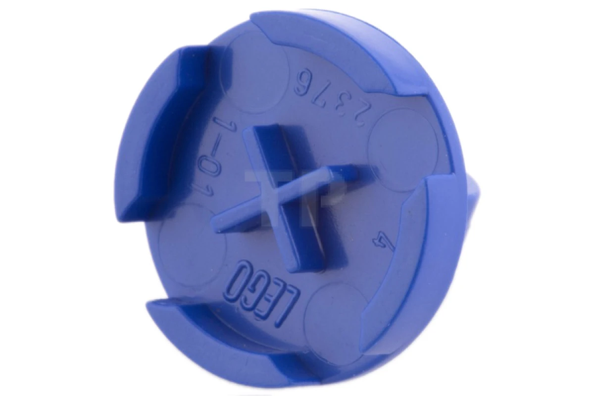 LEGO&reg; 4155651 - 2376 - Tile 2 x 2 Round with Bottom X and Lifting Ring (Thin)