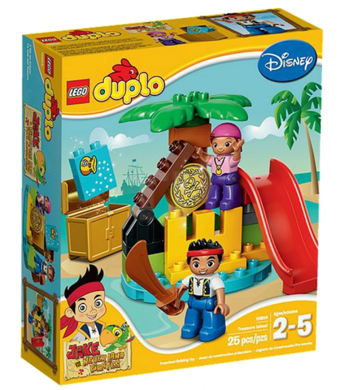LEGO&reg; 10604 Jake and the Never Land Pirates Treasure Island