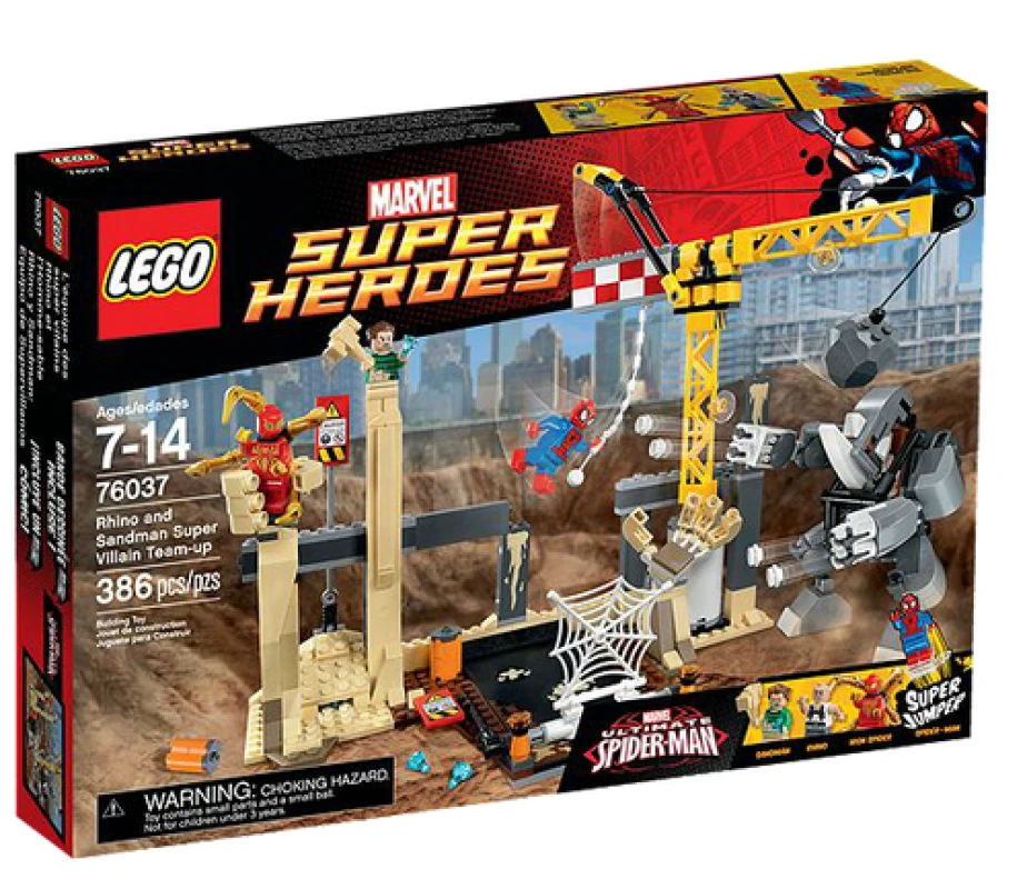 LEGO&reg; 76037 Rhino and Sandman Super Villain Team-up