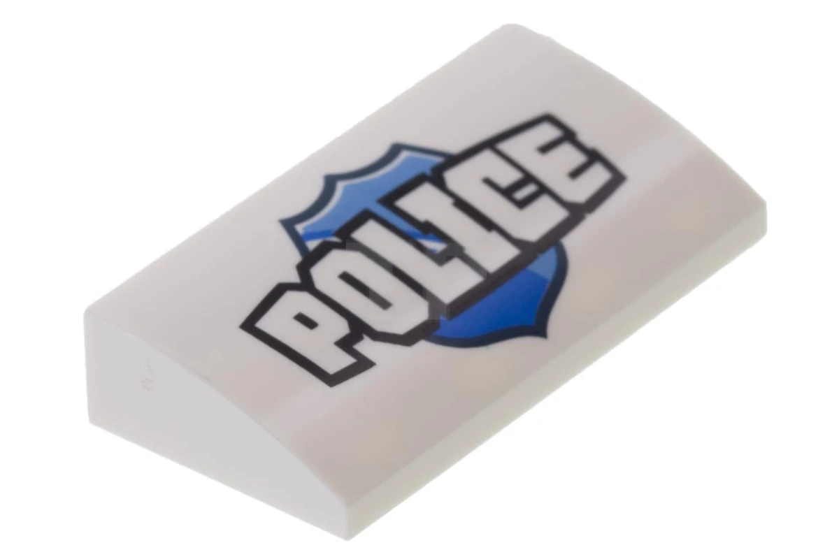 LEGO&reg; 88930pb037 - 6058964 - Slope Curved 2 x 4 x 2/3 with 