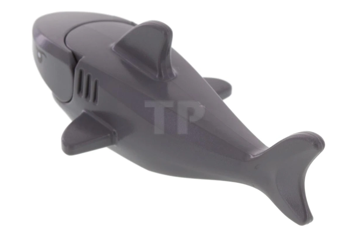 LEGO&reg; 14518c04pb01 -  - Shark with Gills and Black Eyes with White Pupils Pattern (Complete Assembly)