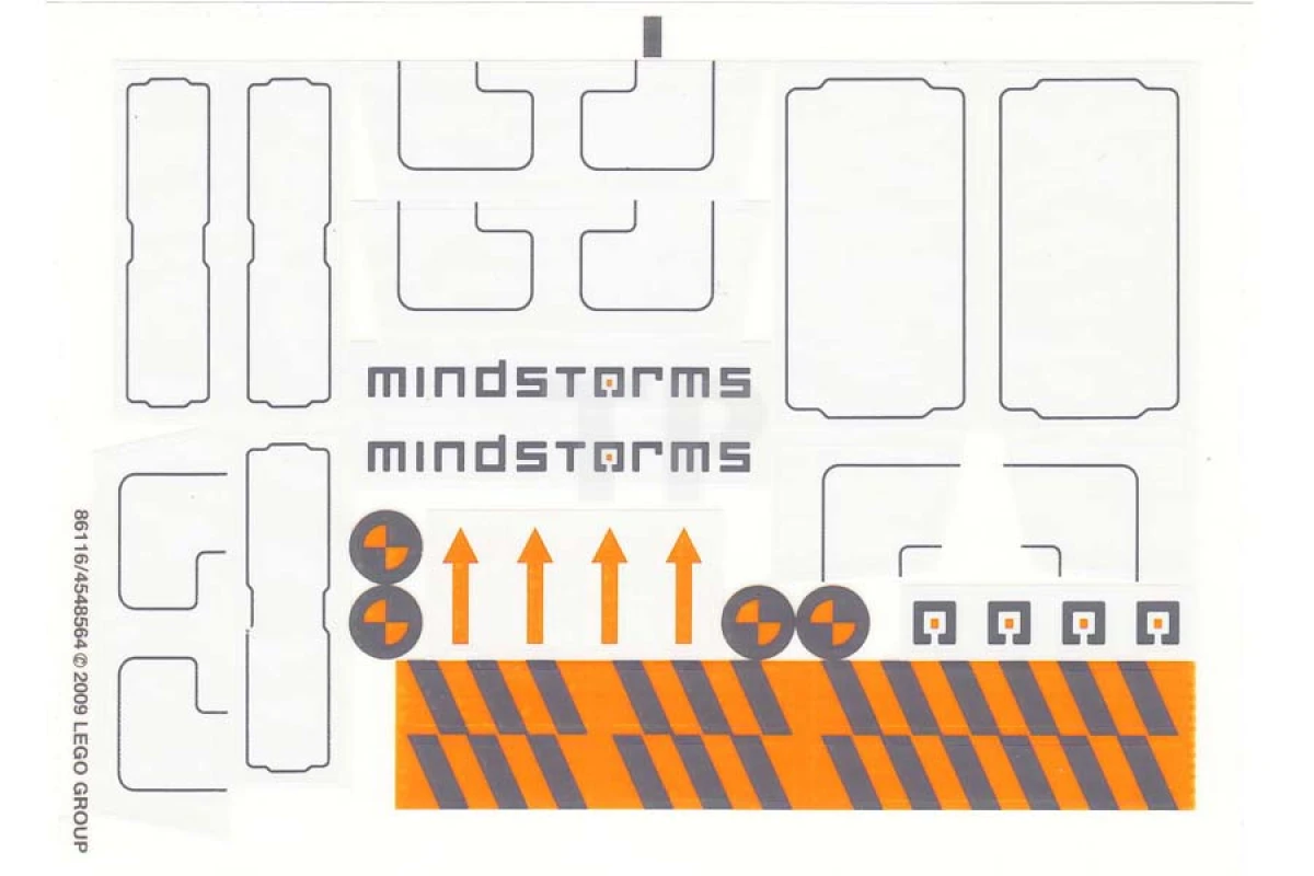 LEGO&reg; 4548564 - Sticker for Set 8547