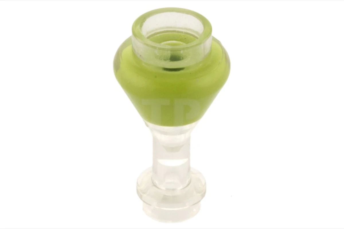 LEGO&reg; 6109483 - 93549pb05 - Minifig, Utensil Bottle, Erlenmeyer Flask with Lime Fluid Pattern