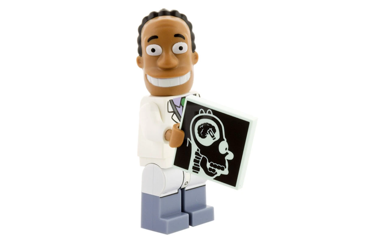LEGO&reg; sim042 Dr. Hibbert - Solo Minifig