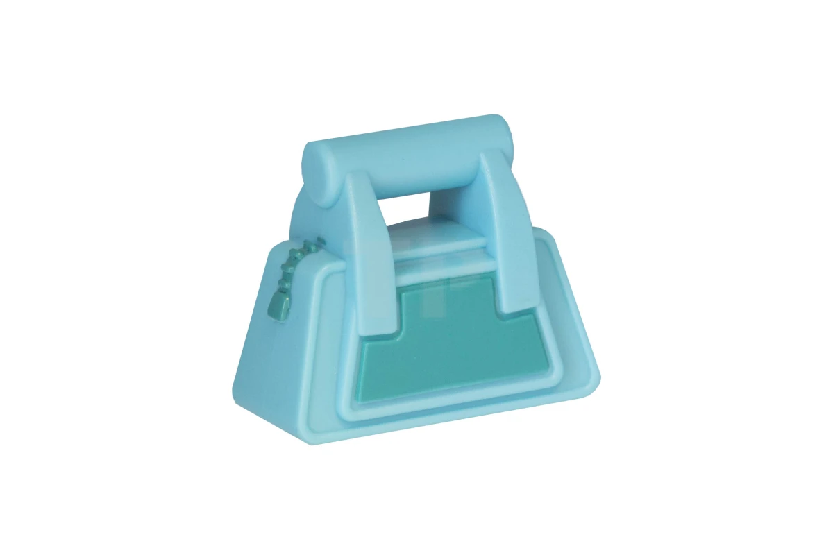 LEGO&reg; 6109331 - 93091pb03 - Friends Accessories Handbag with Zipper and Dark Turquoise Side Pattern