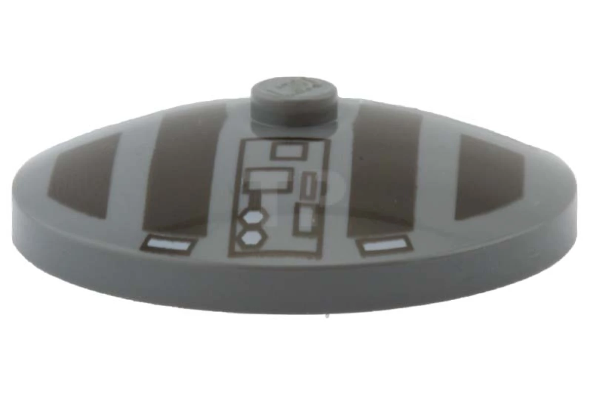 LEGO&reg; 4542571 - 3960px4 - Schüssel 4 x 4 umgedreht mit TIE-Schraffur-Muster