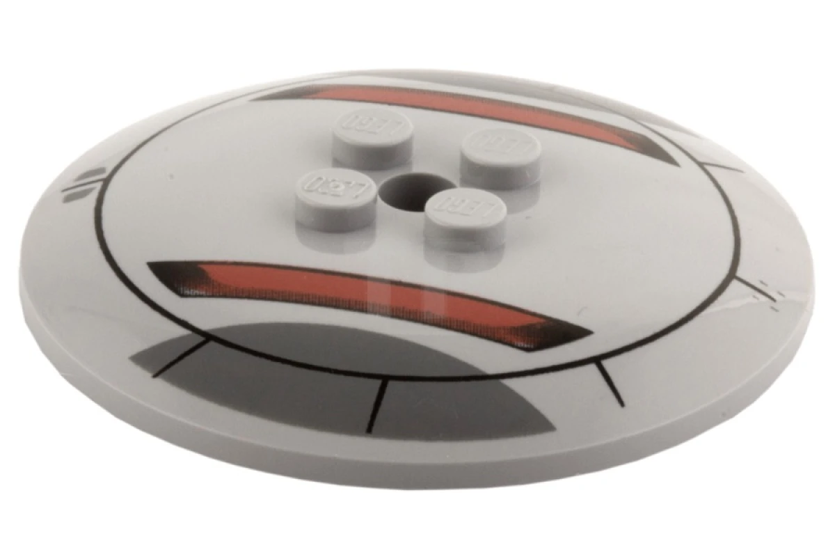LEGO&reg; 4629977 - 44375apb04 - Dish 6 x 6 Inverted (Radar) with SW Sith Infiltrator Pattern