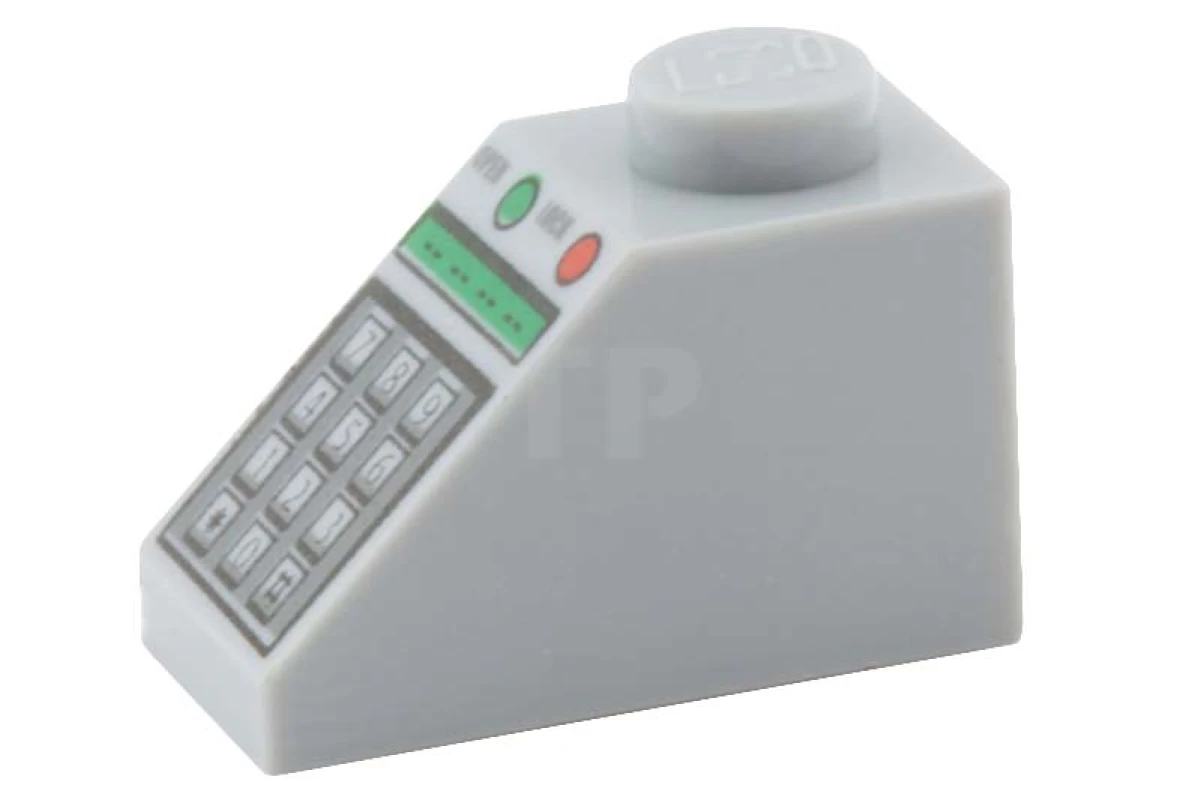 LEGO&reg; 3040pb010 - 4228198 - Slope 2 x 1 - 45° with Keypad Pattern