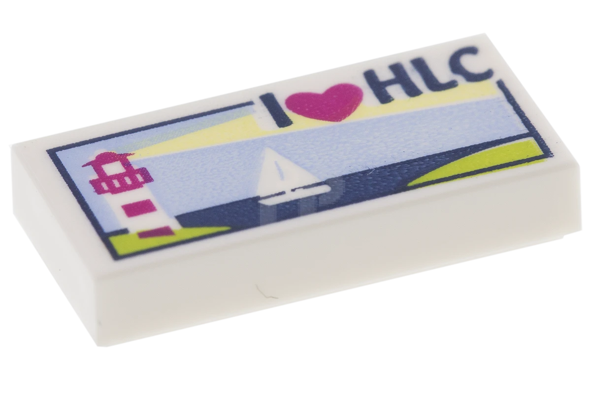 LEGO&reg; 6115160 - 3069pb0382 - Tile 1 x 2 with Lighthouse, Sailboat and 