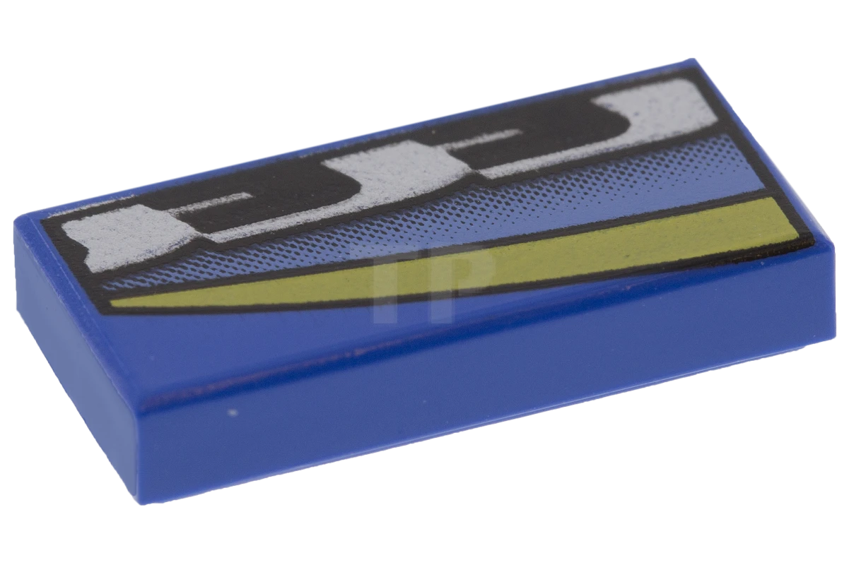 LEGO&reg;  - 3069px57 - Fliese 1 x 2 mit Streifenmuster (links)