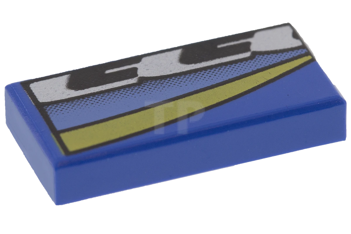 LEGO&reg;  - 3069px56 - Fliese 1 x 2 mit Streifenmuster (rechts)