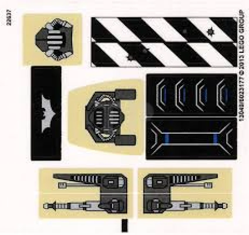 LEGO&reg; 6023177 - Sticker voor set 76001