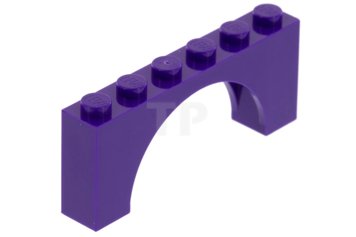 LEGO&reg;  - 12939 - Stein 1 x 6 x 2 Bogen - Dünne Oberseite ohne verstärkte Unterseite