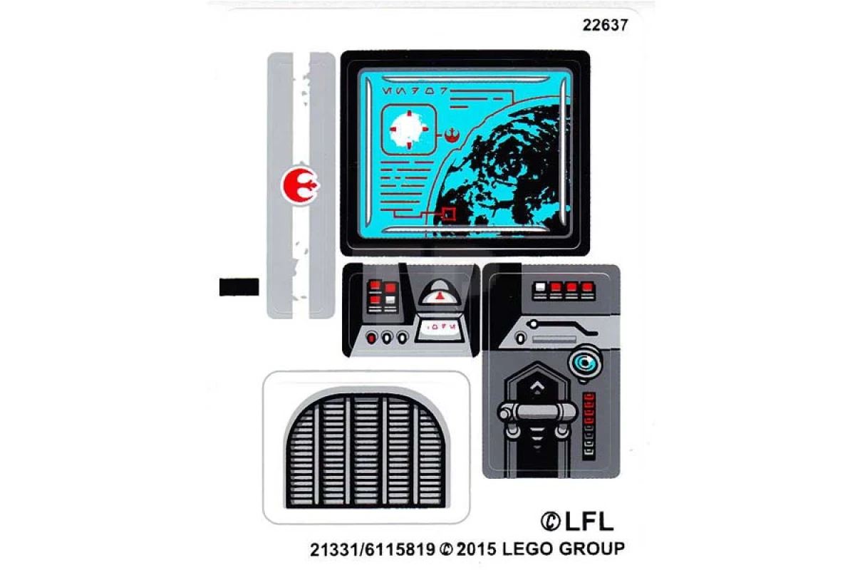LEGO&reg; 6115819 - Sticker for Set 75094