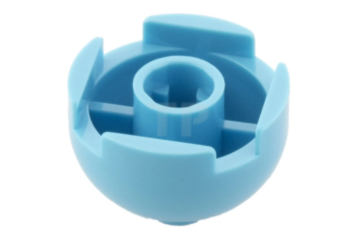 LEGO&reg; 6429058 - 553 - Stein, Rund 2 x 2 Dome Top - Blocked Open Stud mit Bottom Axle Holder x Shape + Orientation