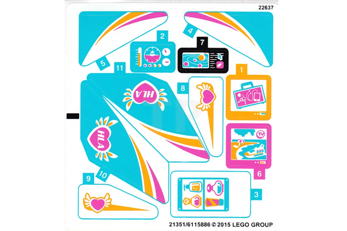 LEGO&reg;  - Sticker for Set 41100