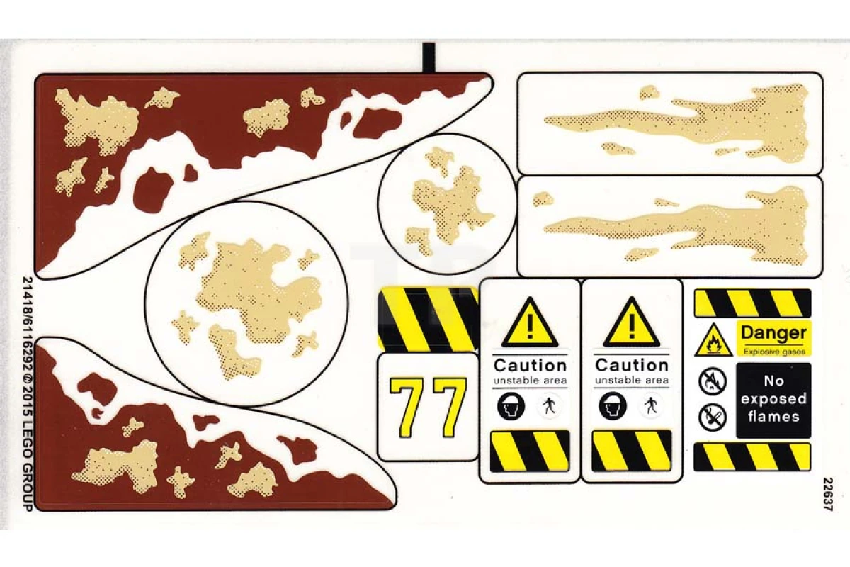 LEGO&reg;  - Sticker for Set 76037