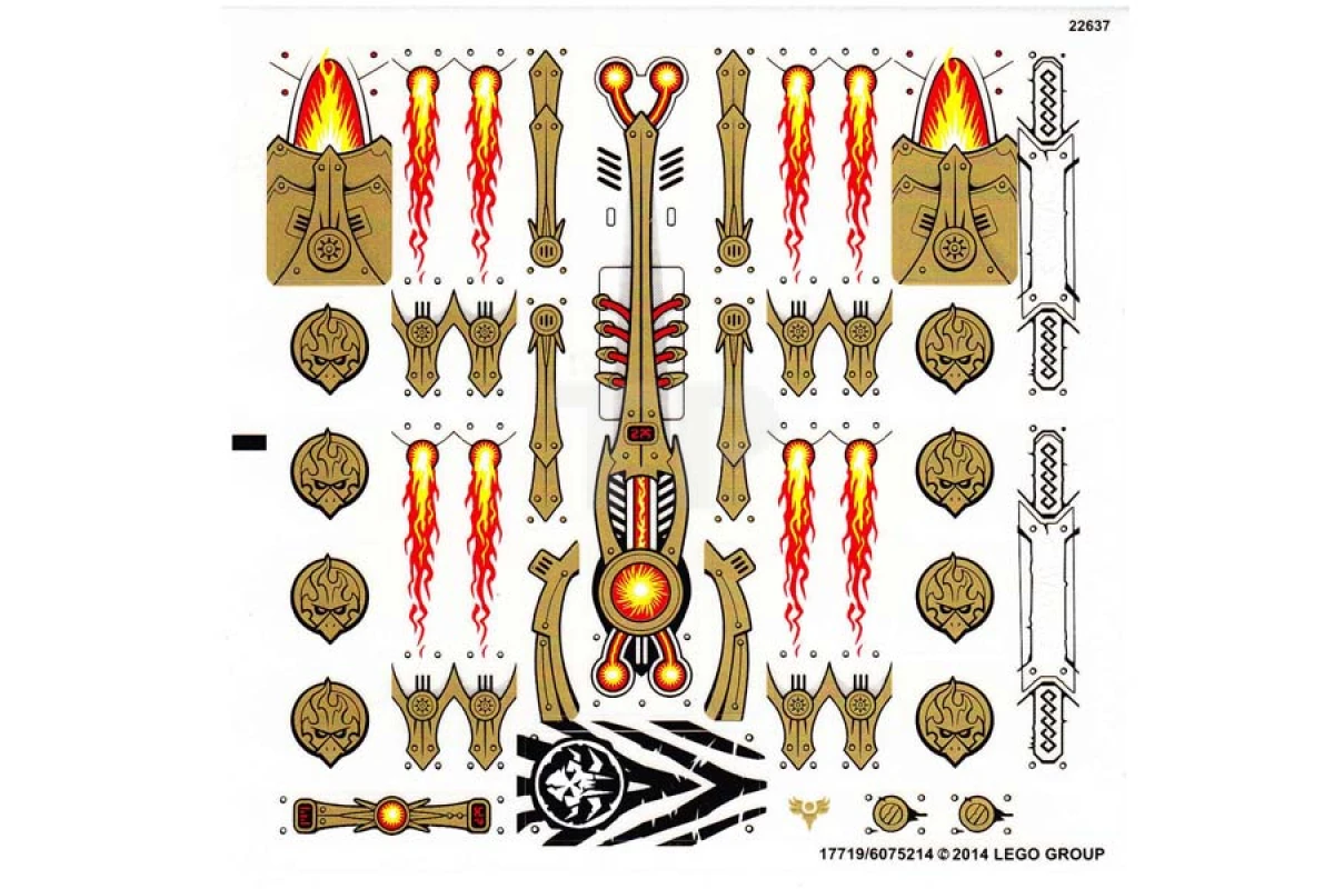 LEGO&reg; 6075214 - Sticker for Set 70146