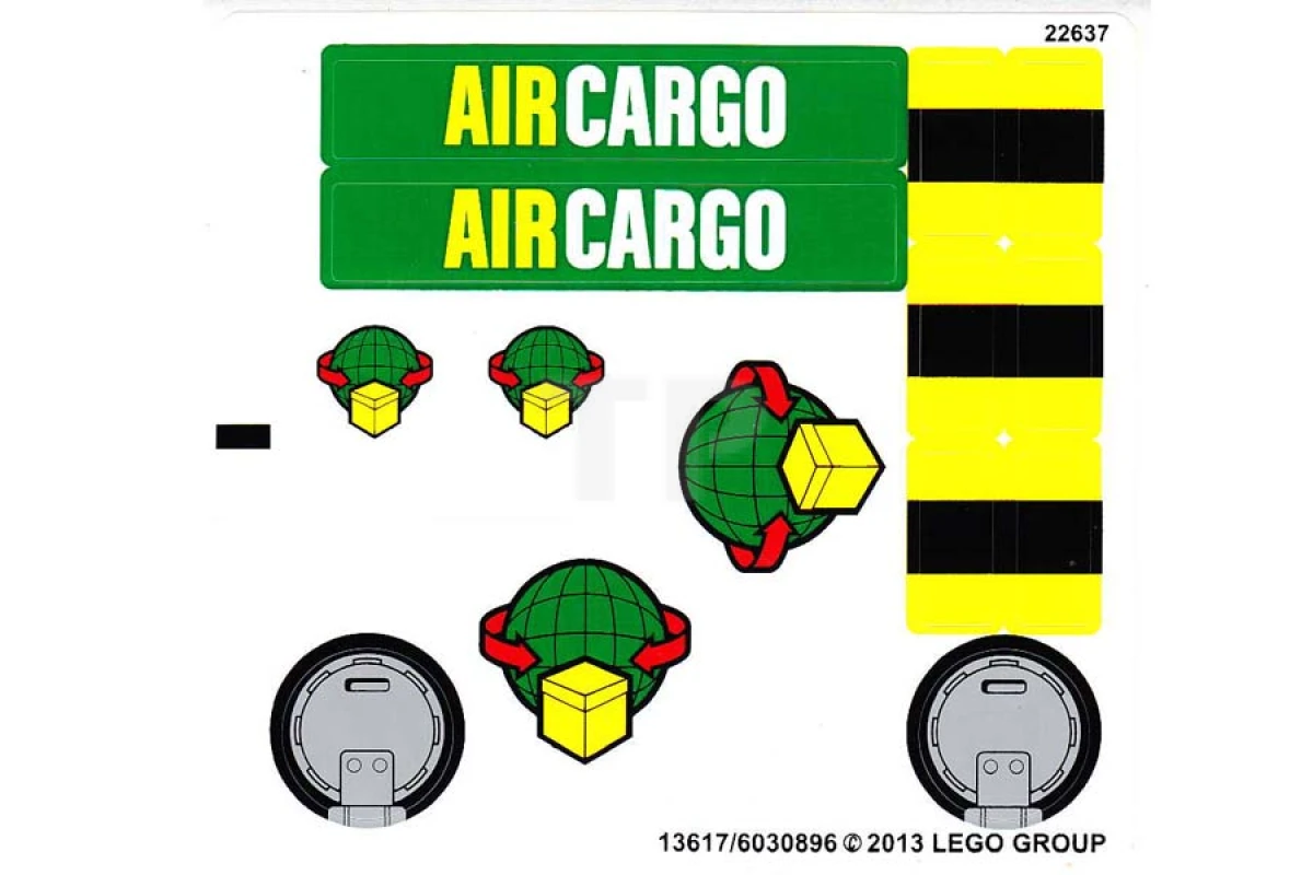 LEGO&reg; 6030896 - Aufkleber für Set 60021