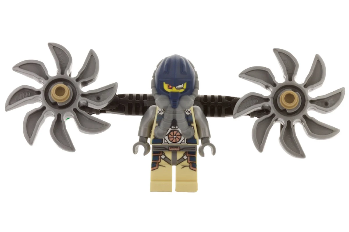 LEGO&reg; uagt008 Psyclone con mochila paracaídas y accesorios