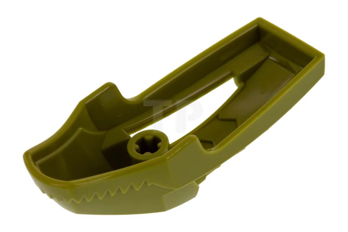 LEGO&reg; 6071606 - 15095pb01 - Carénage de volant d'inertie en forme de crocodile avec motif de cragger