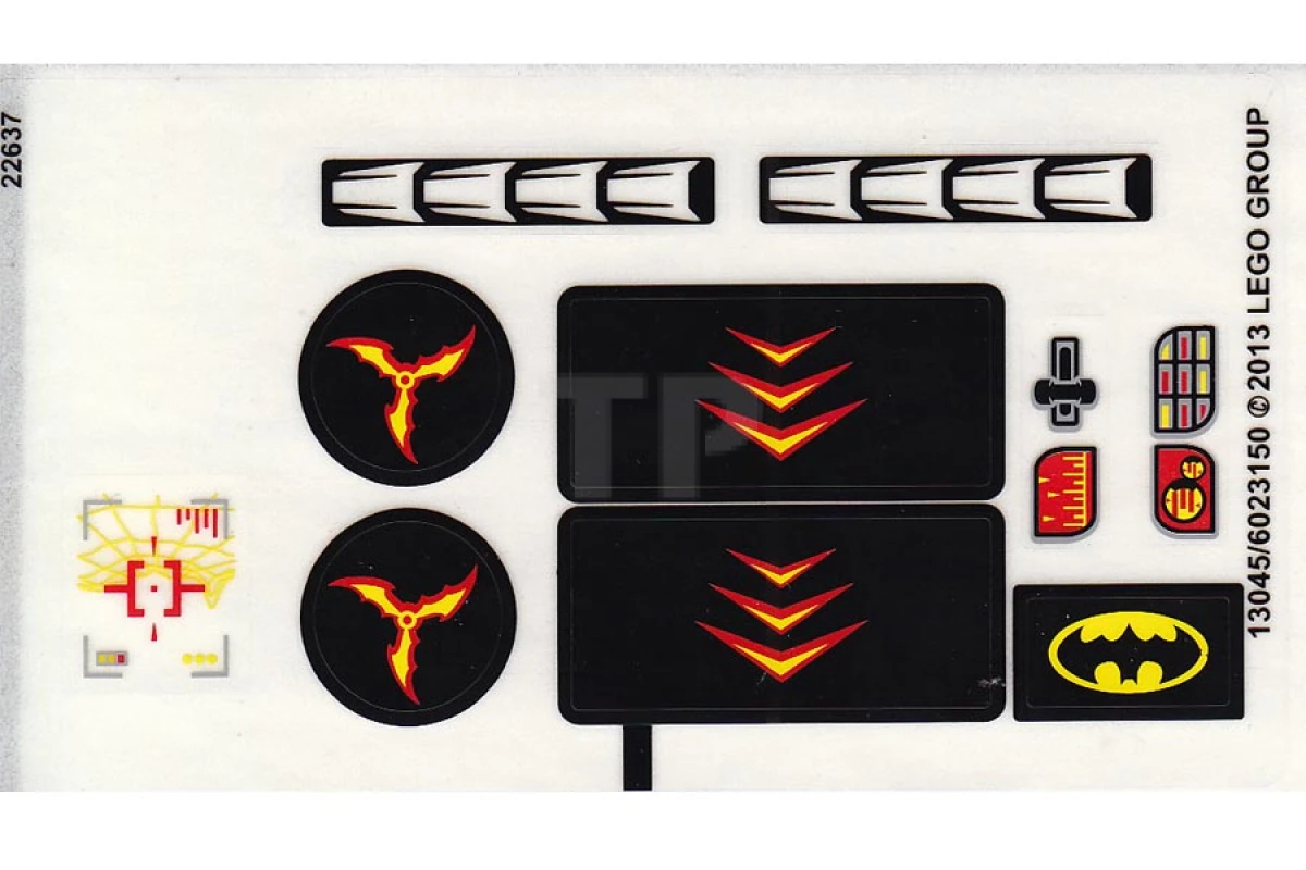 LEGO&reg; 6023150 - Pegatina para Set 76000