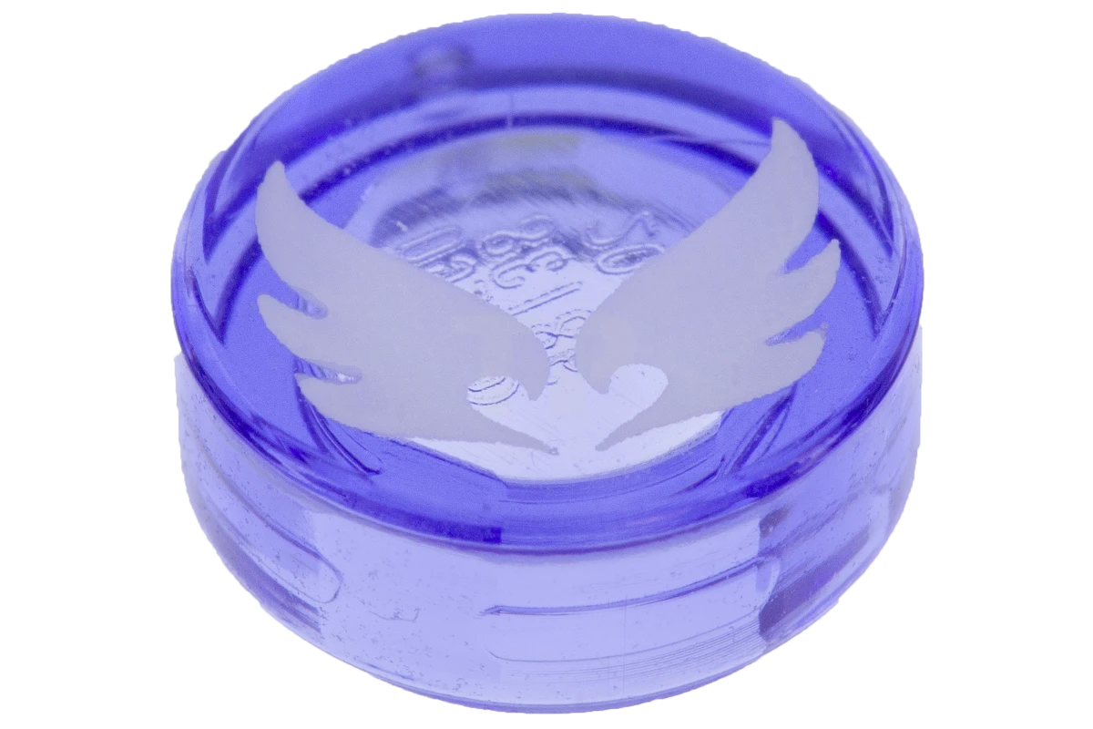 LEGO&reg; 6115827 - 98138pb034 - Fliese 1 x 1 Rund mit Windkraft-Symbol-Muster