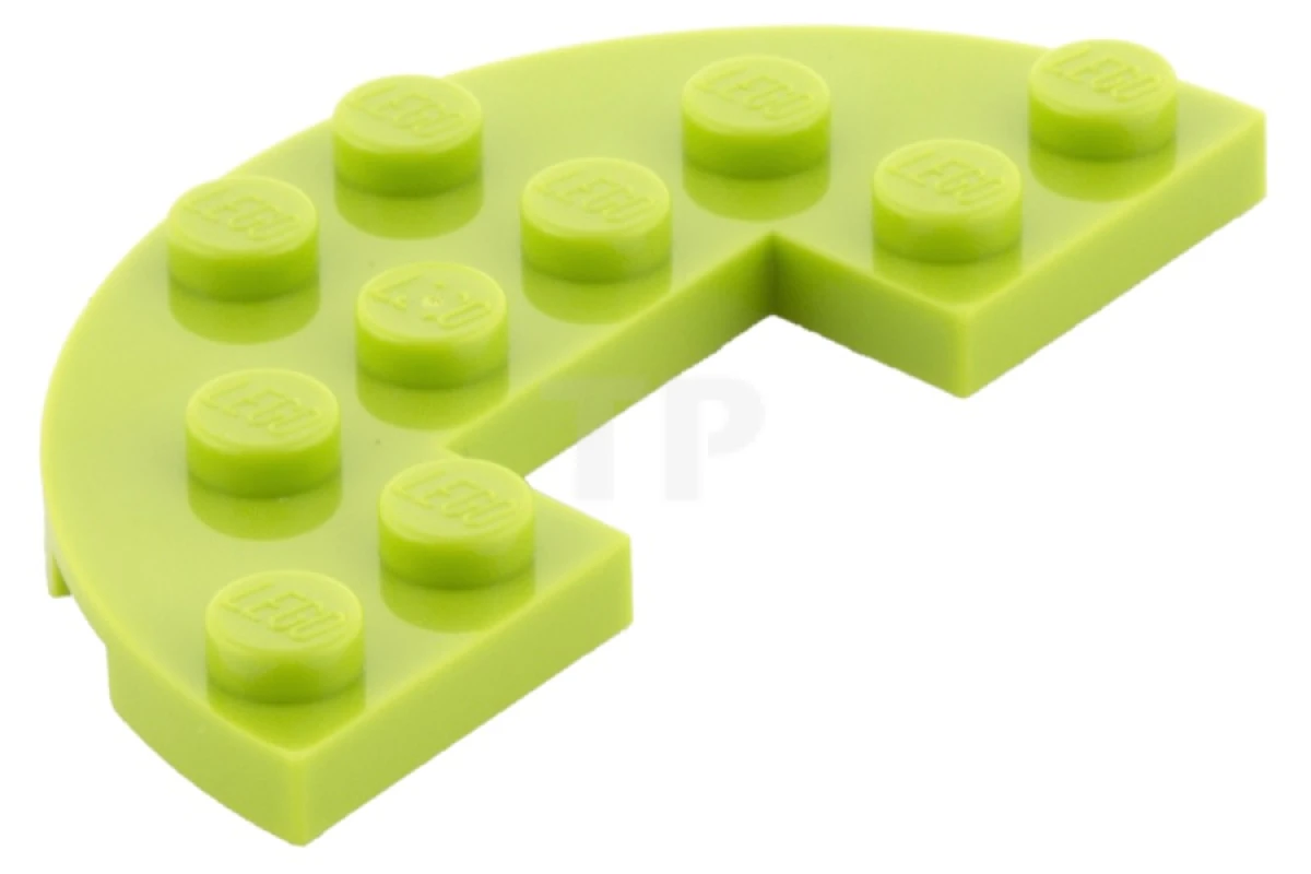 LEGO&reg; 6109765 - 18646 - Plate 3 x 6 Half Round with 1 x 2 Cutout