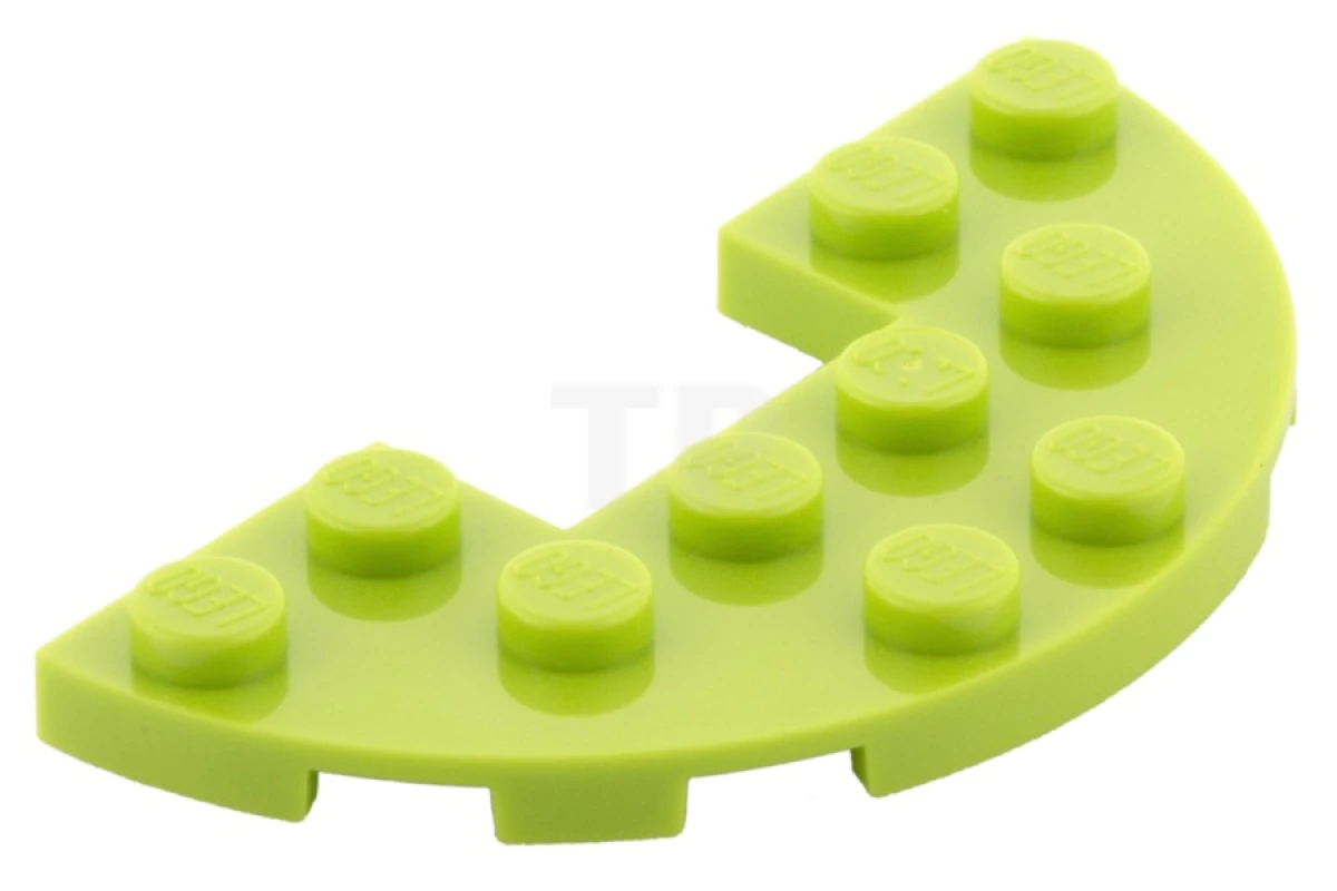 LEGO&reg; 6109765 - 18646 - Plate 3 x 6 Half Round with 1 x 2 Cutout