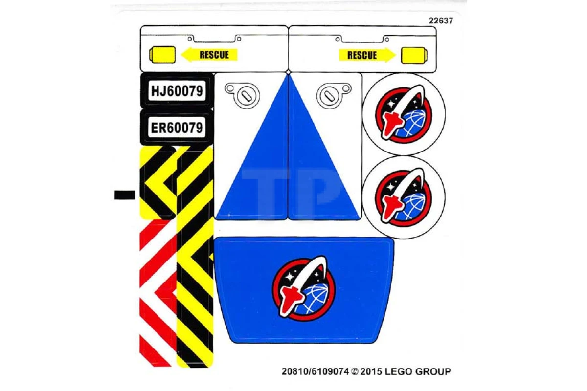 LEGO&reg;  - Autocollant pour l'ensemble 60079
