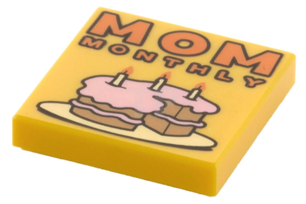 LEGO&reg; 6118819 - 3068pb0919 - Tile 2 x 2 with 