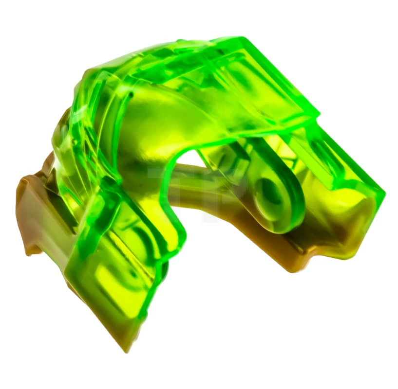 LEGO&reg; 19061pb01 - 6114401 - Bionicle Mask of Jungle with Marbled Trans-Bright Green Pattern
