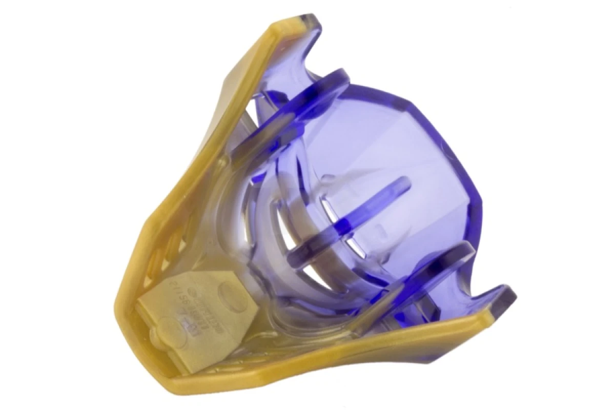 LEGO&reg; 19077pb01 - 6114461 - Bionicle Mask of Earth with Marbled Trans-Purple Pattern