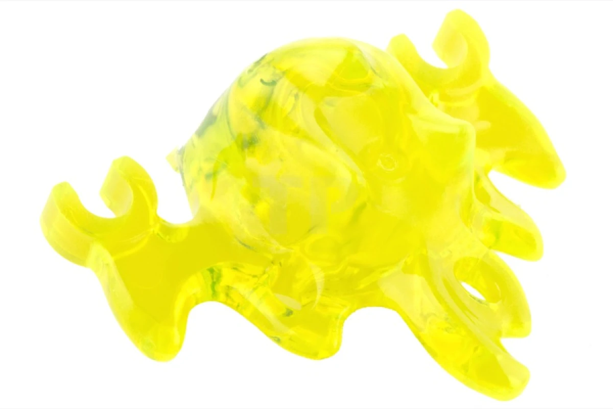 LEGO&reg; 6117248 - 19861pb02 - Minifig, Headgear Ninjago Skreemer Mask with Mouth Open with Pointed Teeth and Green Tongue Pattern