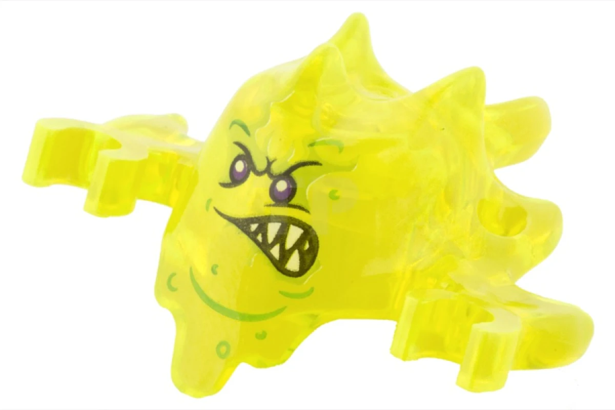 LEGO&reg; 6117264 - 19861pb01 - Minifig, Headgear Ninjago Skreemer Mask with Mouth Lopsided with Pointed Teeth Pattern