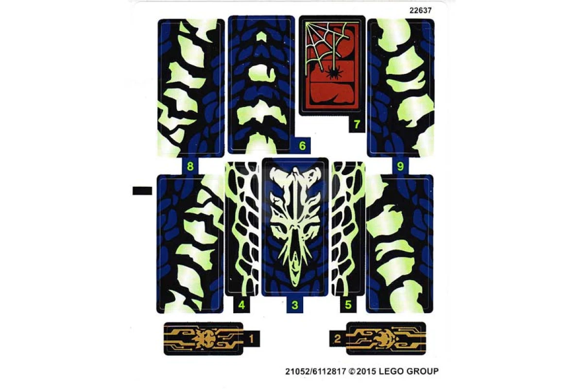 LEGO&reg;  - Sticker for Set 70736