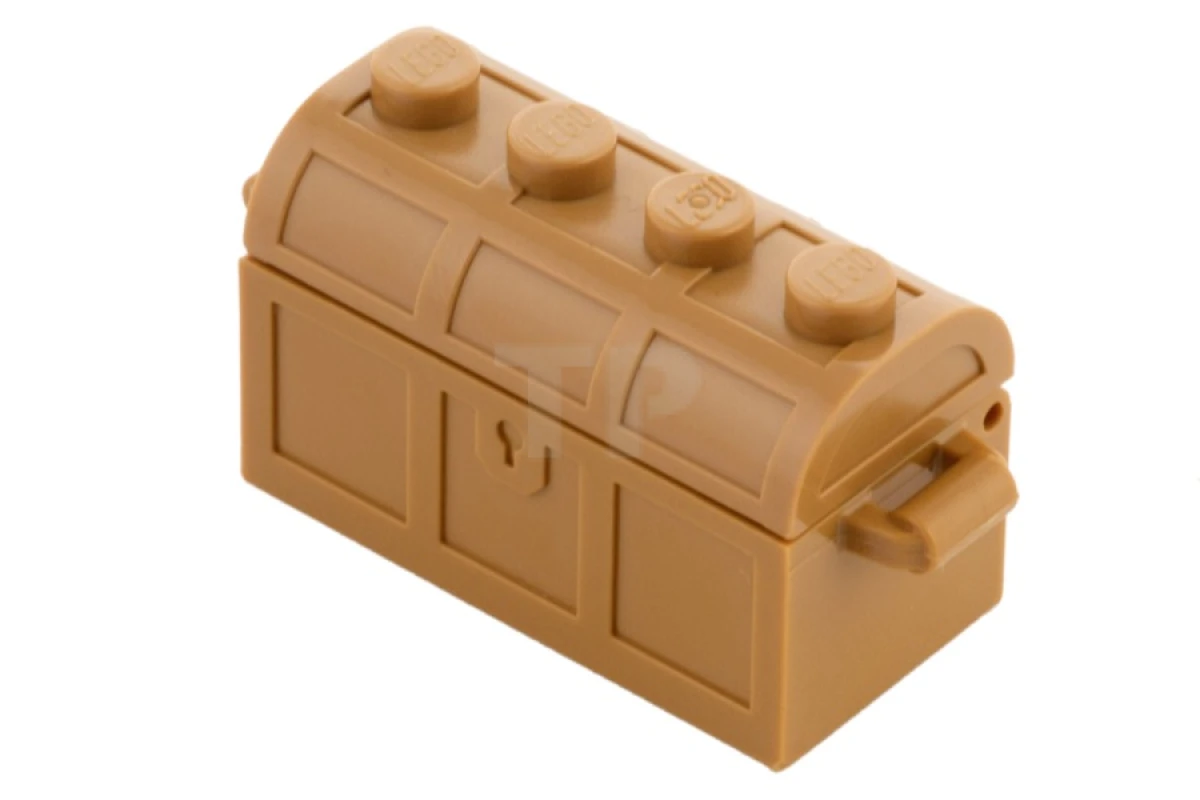 LEGO&reg;  - 4738ac01 - Container, Treasure Chest, Complete Assembly - Thick Hinge, Slots in Back